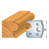 CMT 690.004 PROFILE KNIVES FOR INSERT SHAPER SYSTEM SP 1-37/64”x5/32”  (40x4mm)